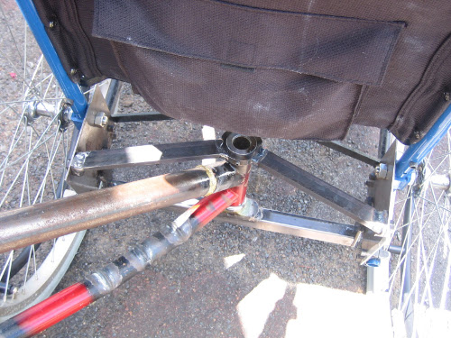 Tandem velo Fauteuil a construire soi-meme