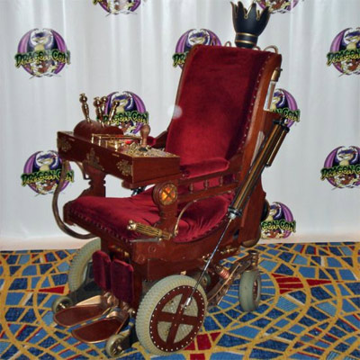 Steampunk Professor X chair de Daniel Valdez