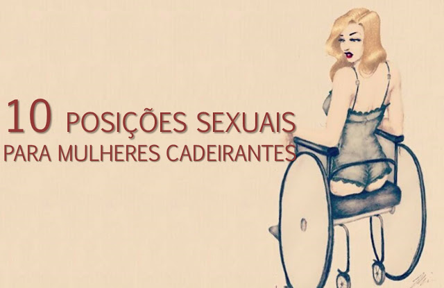 Posies sexuais indicadas para mulheres cadeirantes